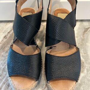 Kanna Black Espadrille Sandals